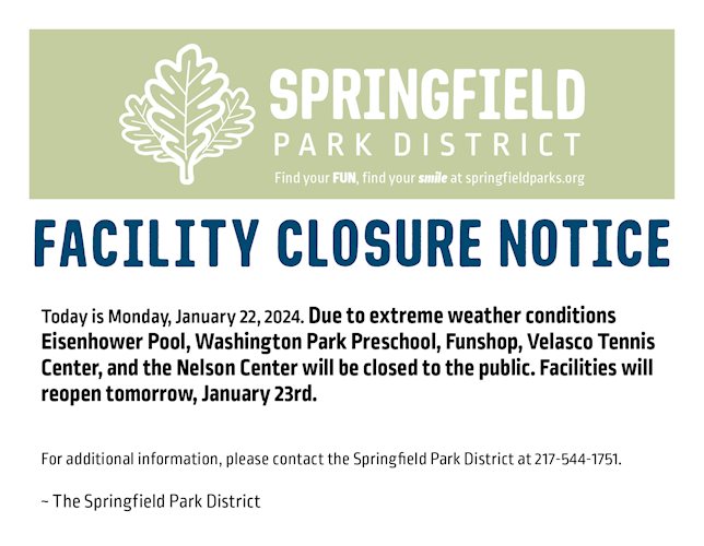 facility-closure-notice-springfield-park-district